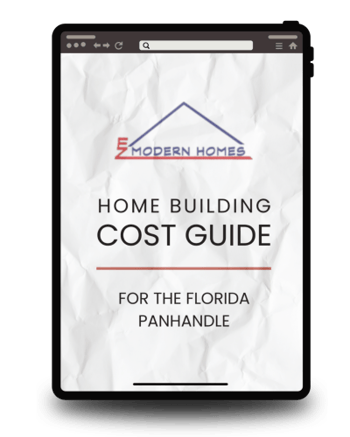 Home Building Cost Guide Graphic for EZ Modern Homes