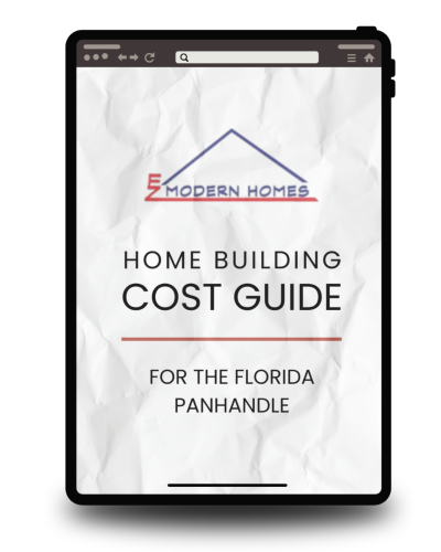 Home Building Cost Guide Graphic for EZ Modern Homes