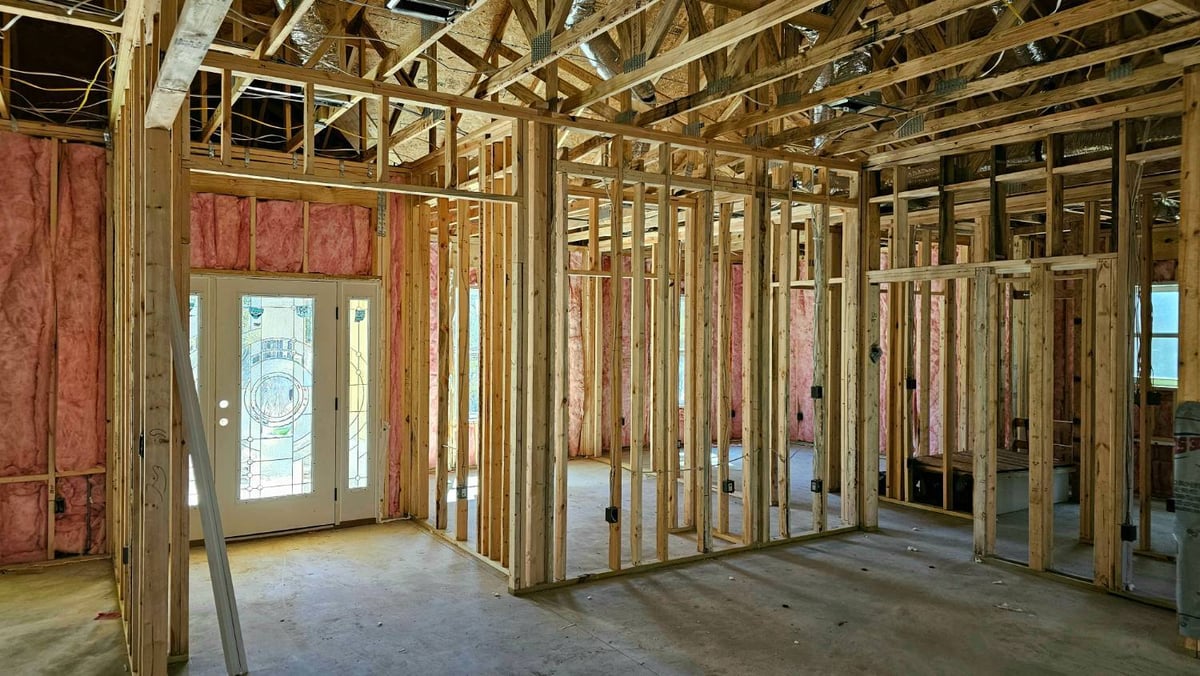 interior insulation and framing installation by EZ Modern Homes in Pensacola FL The Lafon-optimized